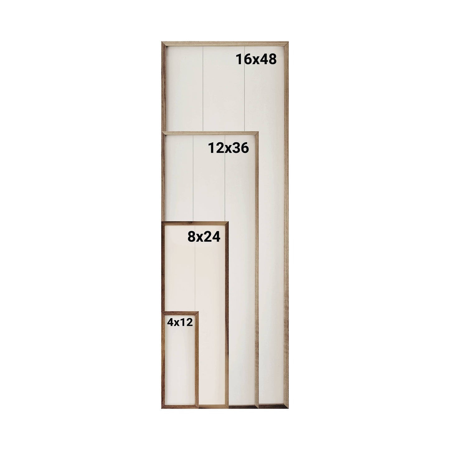 White Oar: 8x24
